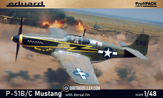 Eduard 1/48 82108 P-51B/C Mustang With Dorsal Fin Model Kit