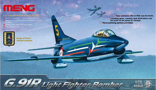 Meng Model 1/72 G.91R Light Fighter Bomber