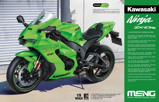 Meng Model 1/9 Kawasaki Ninja ZX-10RR MT-008