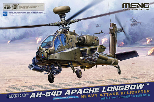 Meng Model 1/35 Boeing AH-64D Apache Longbow Attack Helicopter
