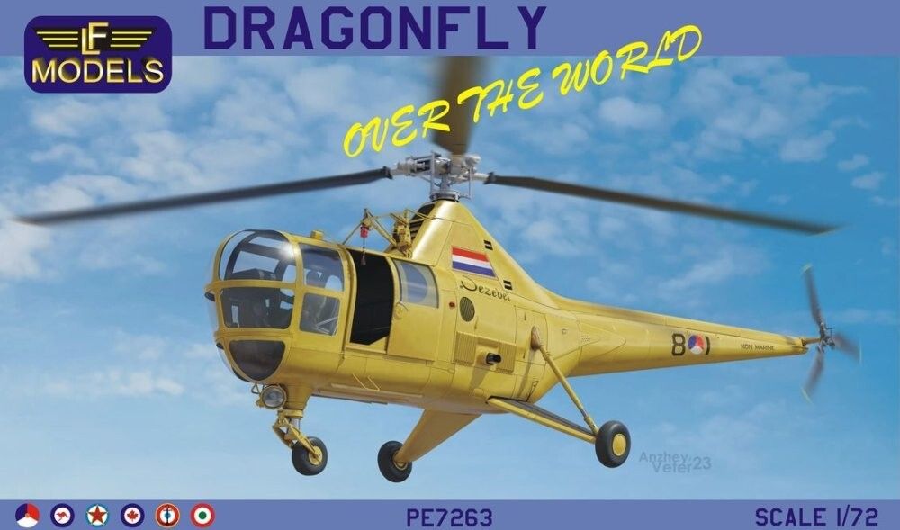 LF Model 1/72 7263 Dragonfly over the world