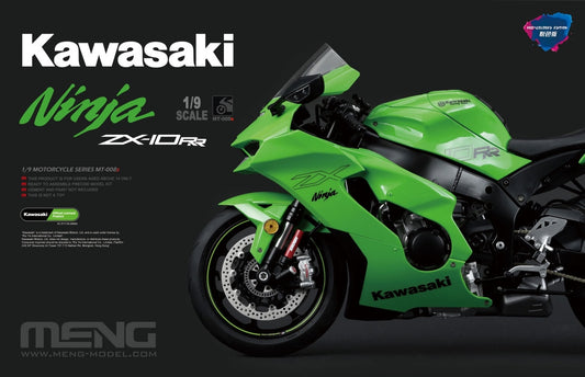 Meng Model 1/9 MT-008s Kawasaki Ninja ZX-10RR Pre-Coloured Edition