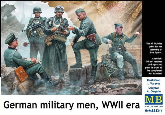Masterbox 1/35 German military men WWII era