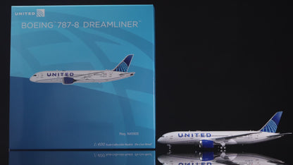 NG Models 1/400 United Airlines 787-8 Dreamliner N45905 Blue Evolution c/s