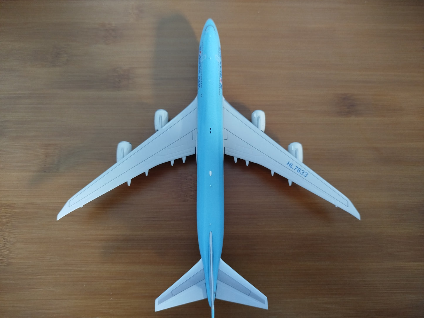 HX Models 1/400 Korean Air Boeing B747-8 HL7633 Standard Version