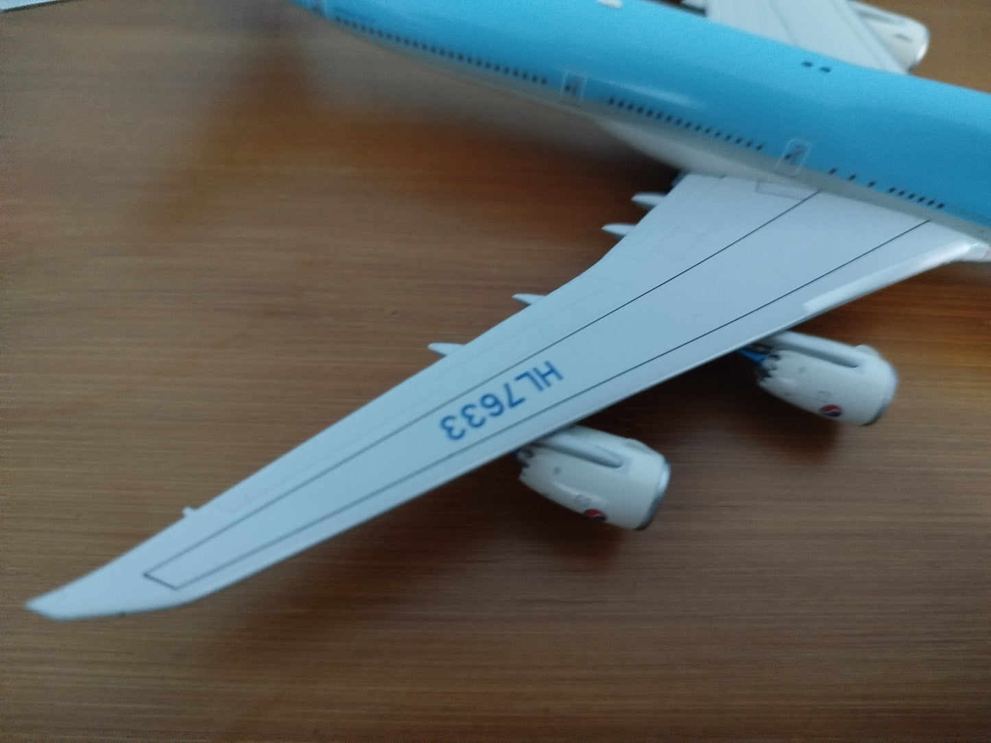 HX Models 1/400 Korean Air Boeing B747-8 HL7633 Standard Version
