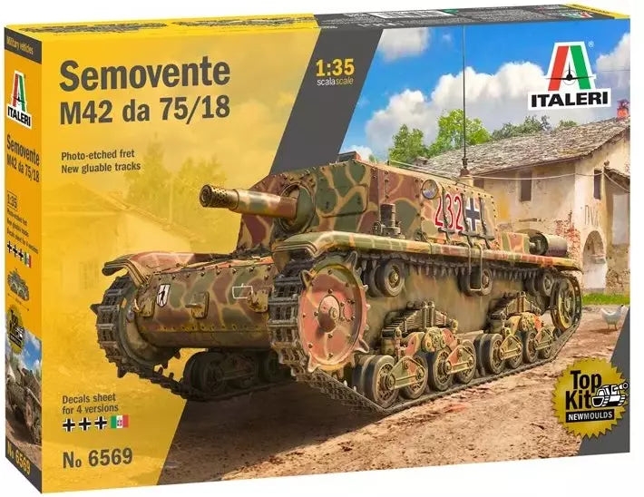 Italeri 1/35 6569 Semovente M42 da 75/18 Model Kit