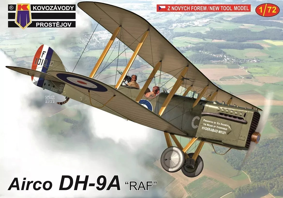 KOVOZAVODY PROSTEJOV 1/72 Airco DH-9A 'RAF' (3x camo) Model Kit