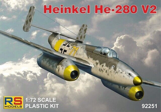 RS Models 1/72 Heinkel He-280 V2 92251 Model Kit