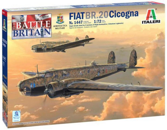 Italeri 1/72 1447 Fiat BR.20 Cicogna Battle of Britain 80th Anniversary