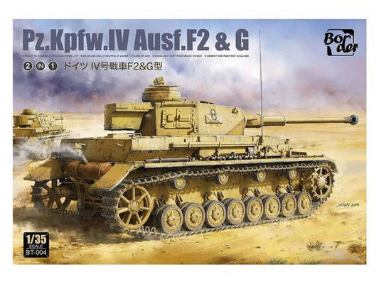 Border Model 1/35 Pz.Kpfw. IV Ausf. F2 & G 2 in 1 BT-004